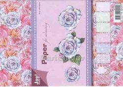 Joy!Crafts-Papierset A5 rosa